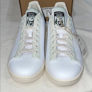 Adidas Stan Smith White Leather Low-Top Sneakers-New-Size 8.5